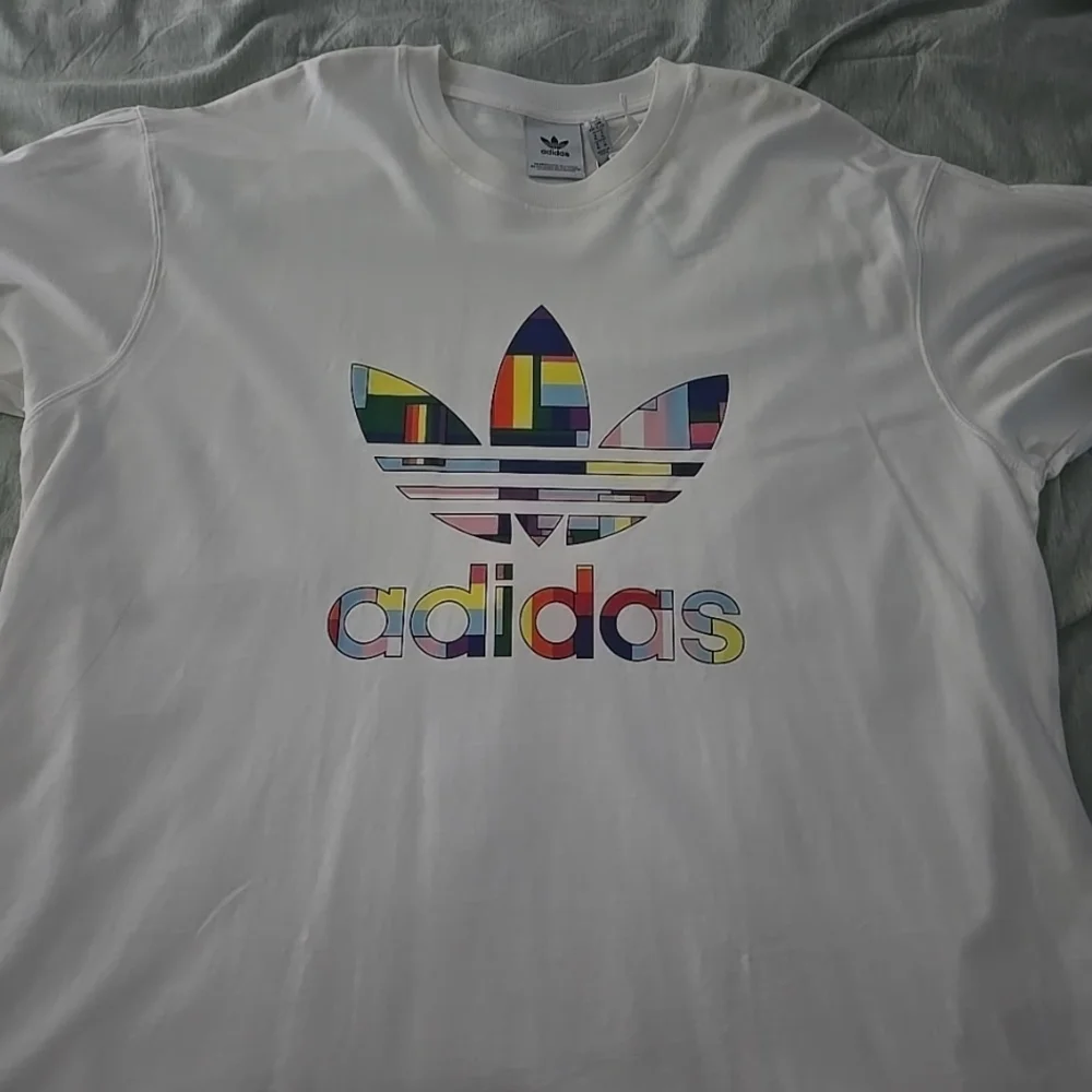 Adidas Multicolor Flag Fill Tee